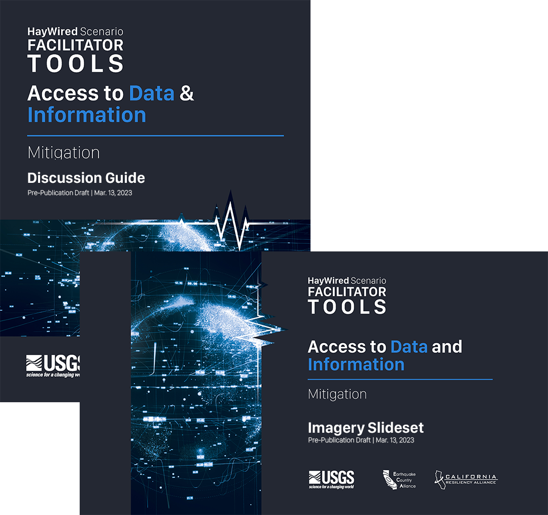 Cover for the Access to Data & Information Facilitator Tools.