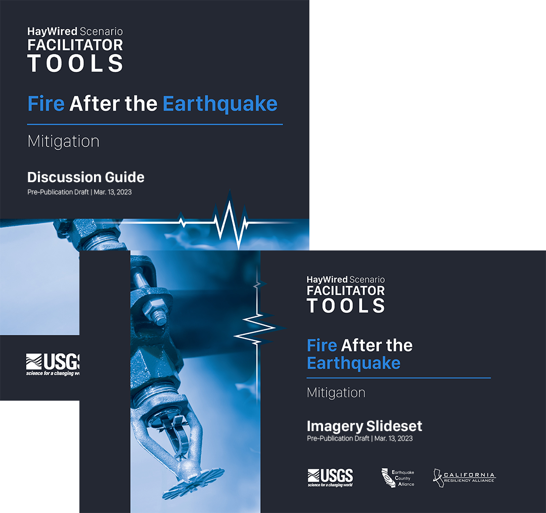 Cover for the Fire After the Earthquake Facilitator Tools.