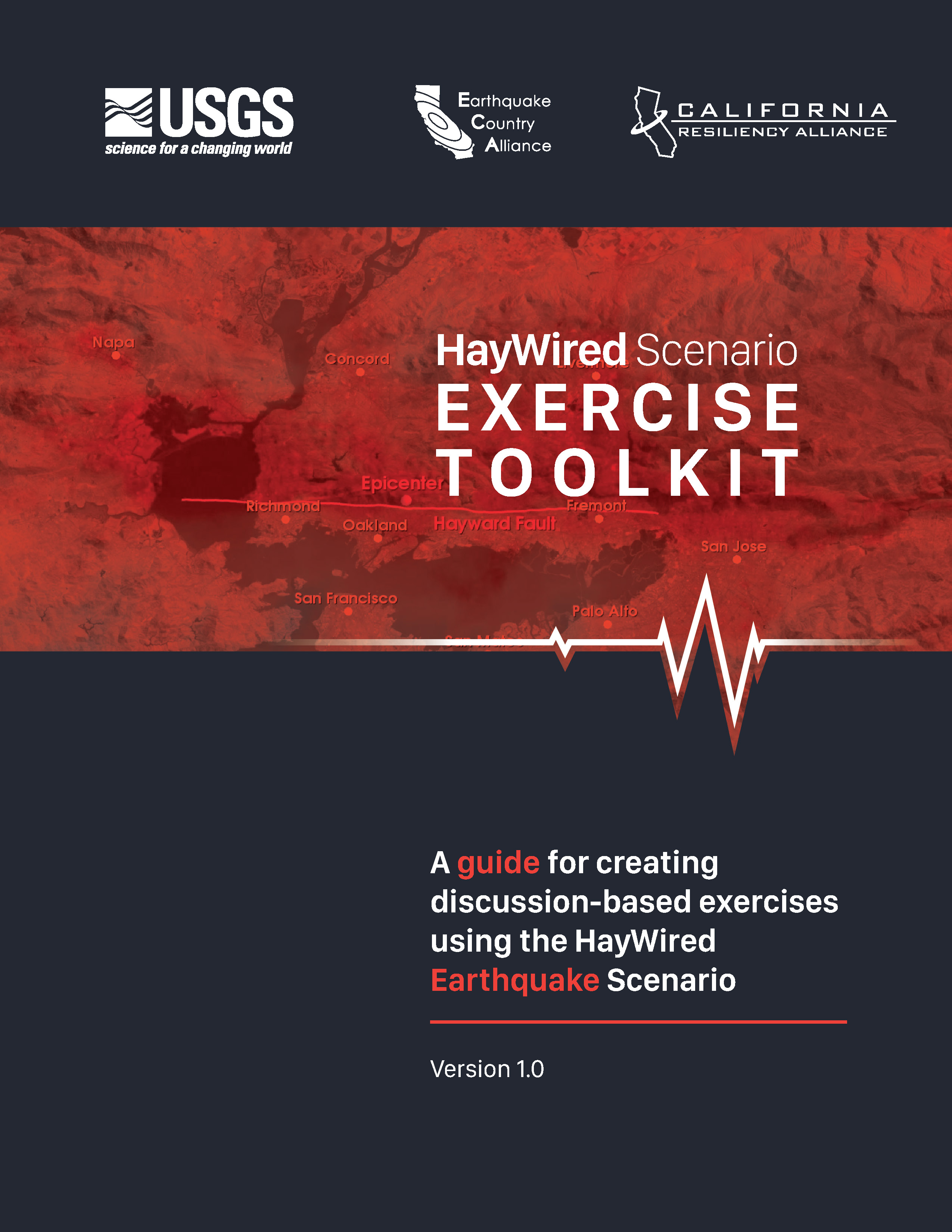 Cover for the HayWired Scenario Exercise Toolkit.
